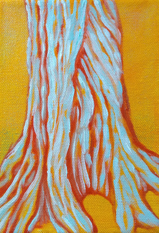 Cemetery Tree Oil Landscape Painting SOLD